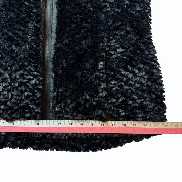 Denim & Co Reversible Zip Front Textured Faux Fur Quilted Vest Size XS Capsule - Picture 11 of 13